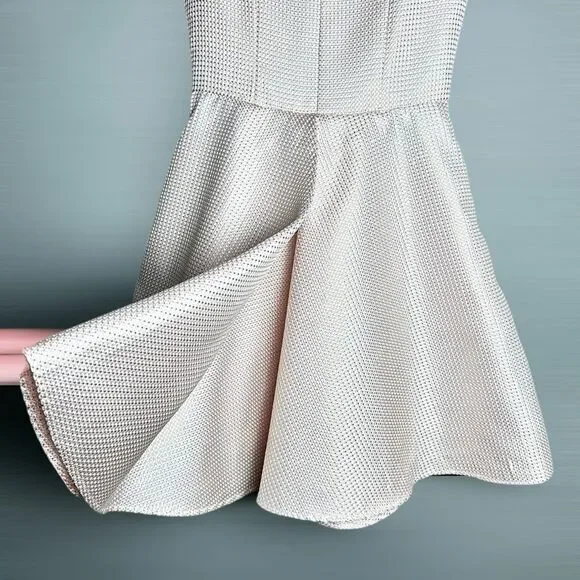 Un Deux Trois Pink Metallic Kids Formal Dress - Picture 5 of 11